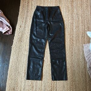 Express leather pants